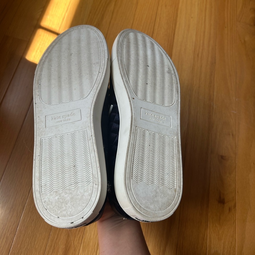 Kate Spade Fleet Velvet Navy Sneakers - Picture 6 of 7